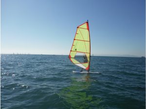 windsurfing
